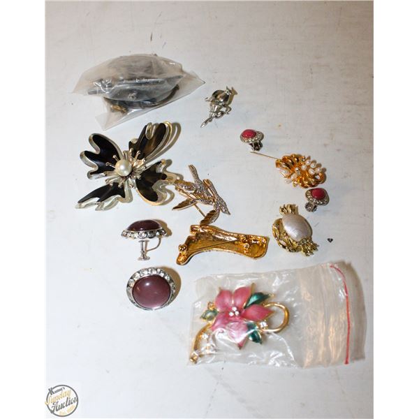 MIX/MATCH JEWELRY BAGS - 13 PIECE MULTI COLOUR