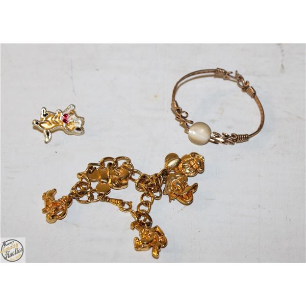 BABY BRACELET, TOURIST DISNEY BRACELET KIDS+PIN