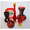 Image 1 : ORANGE GLASSWARE+CERAMICS COLLECTION