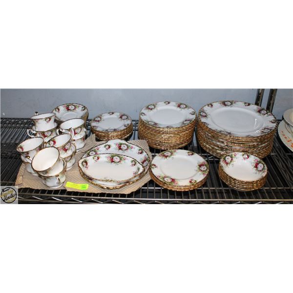ROYAL ALBERT "CELEBRATION" 50PC SET INCLUDES:
