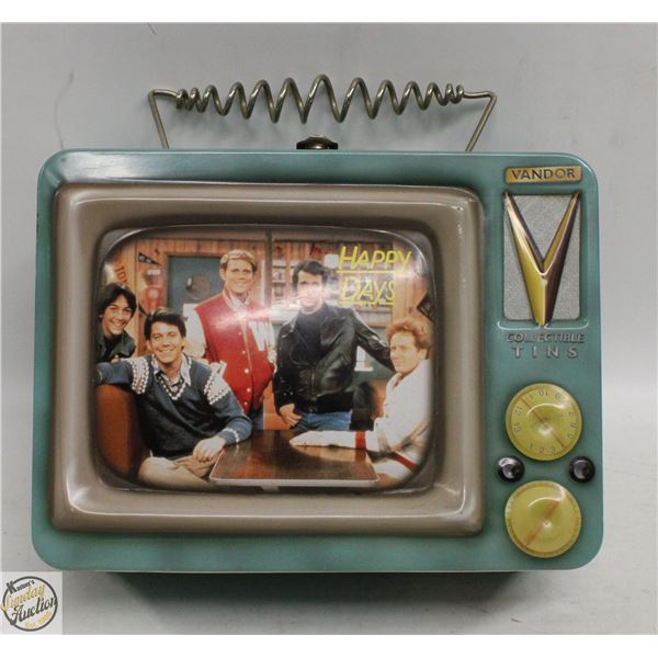 1999 TIN LUNCH BOX "HAPPY DAYS" VANDOR