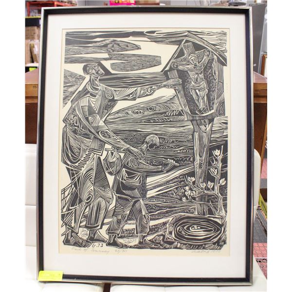 HAND SIGNED LTD EDITION 23/30 GALAS PRINT NAMED