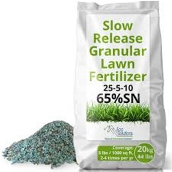 NEW 20KG ECO SOLUTIONS LAWN FERTILIZER