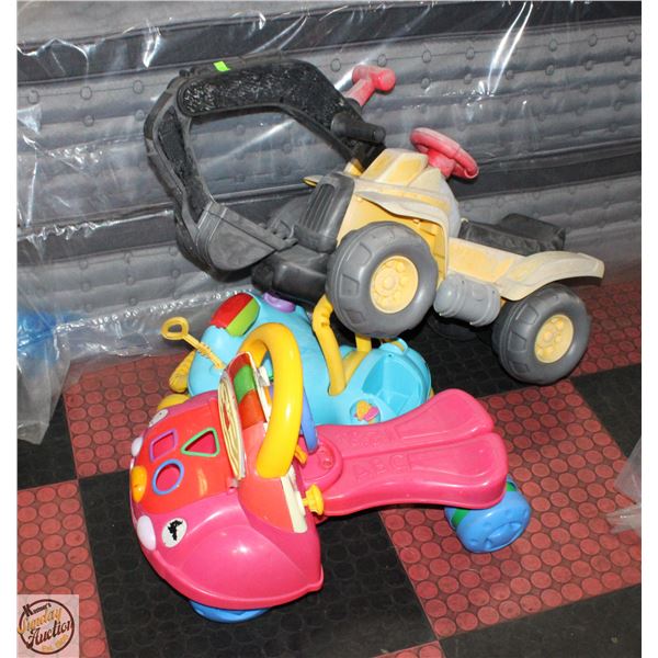 LOT OF 3 KIDS TOYS