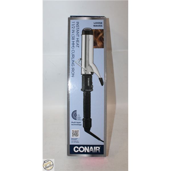 CONAIR INSTANT HEAT 1.5" CURLING IRON