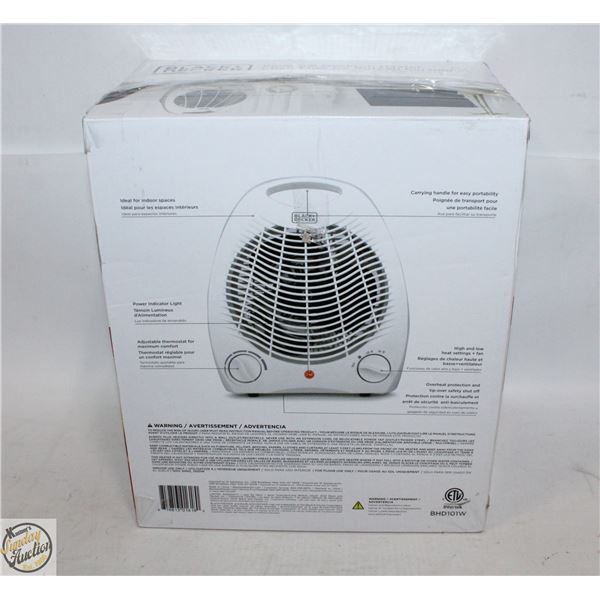 BLACK + DECKER DESKTOP HEATER