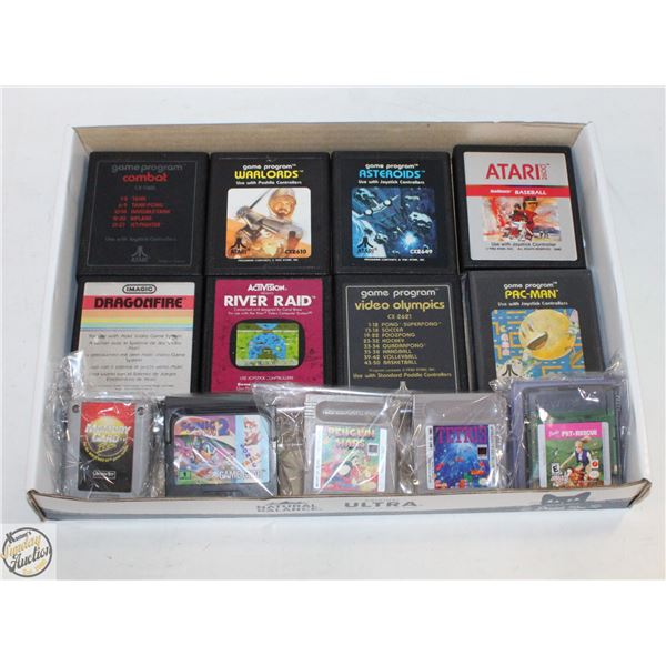 VINTAGE 13 CARTRIDGE'S IMAGIC, ATARI,