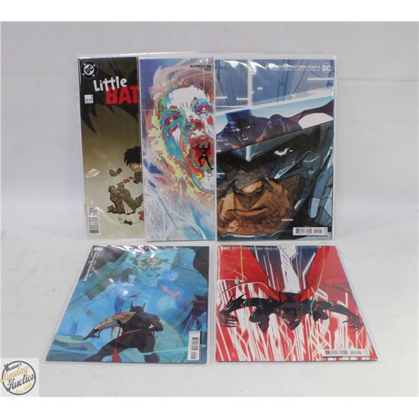 LOT OF 5 (UNOPENED) DC COMICS LITTLE