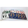 6 COLLECTIBLE ALBERTA LICENSE PLATES