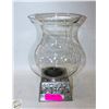 Image 1 : PEWTER BASE GLASS VASE