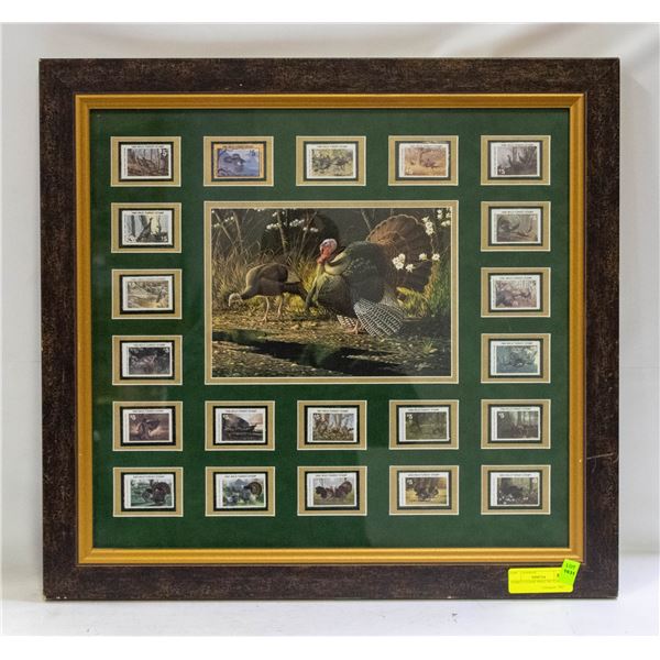 TURKEY STAMP PRINT PICTURE