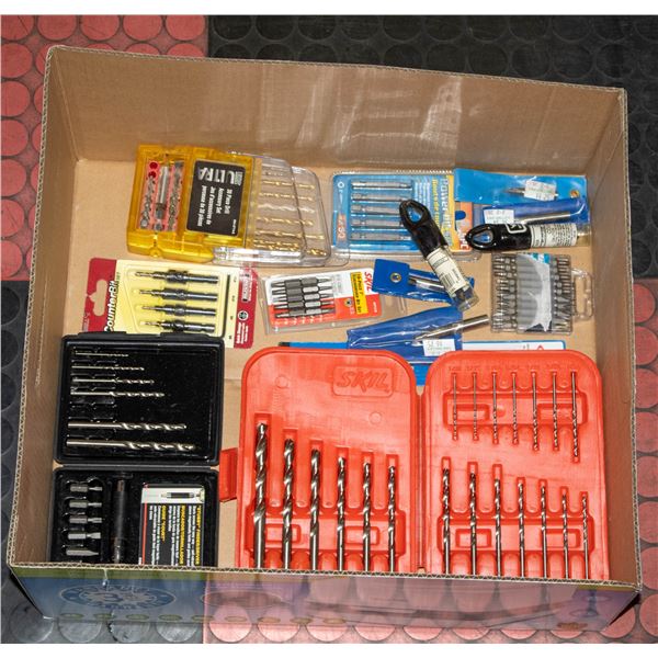 FLAT OF ALL NEW DRILL BITS