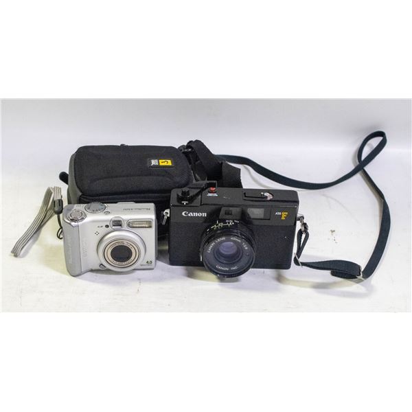 LOT OF 2 CANON CAMERAS POWERSHOT