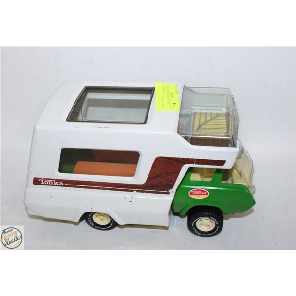 VINTAGE 1970’S TONKA METAL CAMPER TRUCK