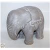 Image 1 : LARGE HEAVY DECORATIVE RESIN ELEPHANT 13X12 INCHES