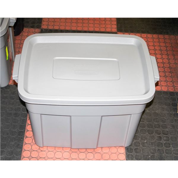 NEW RUBBERMAID 68 LITRE TUB & LID GREY