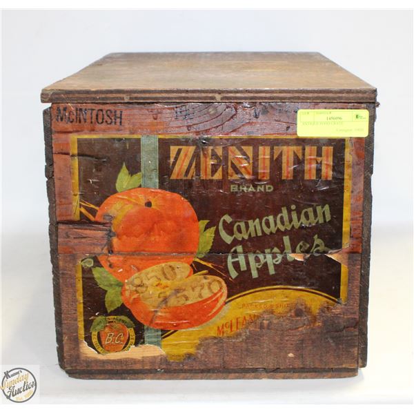 ANTIQUE FOOD CRATE