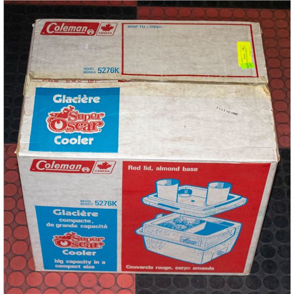 COLEMAN COOLER- RED MODEL 5276K