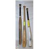 Image 1 : 3 WOOD BASEBALL BATS