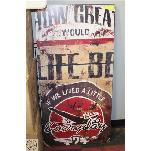 WALL DECOR PIECE 2FT X 4FT