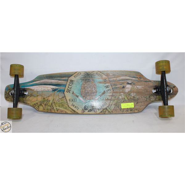 NORTH SHORE SKATEBOARD N SECTOR NINE 38" LONGBOARD