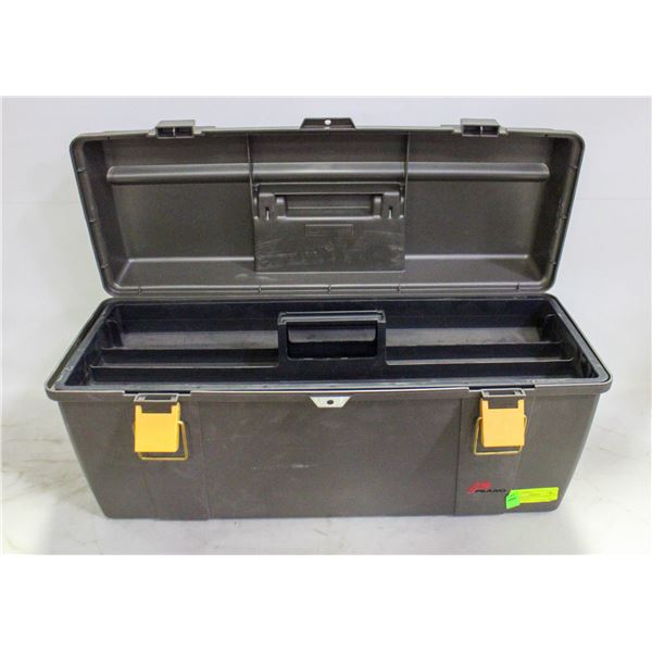 LARGE PLANO TOOL BOX WITH LEVELS INSIDE
