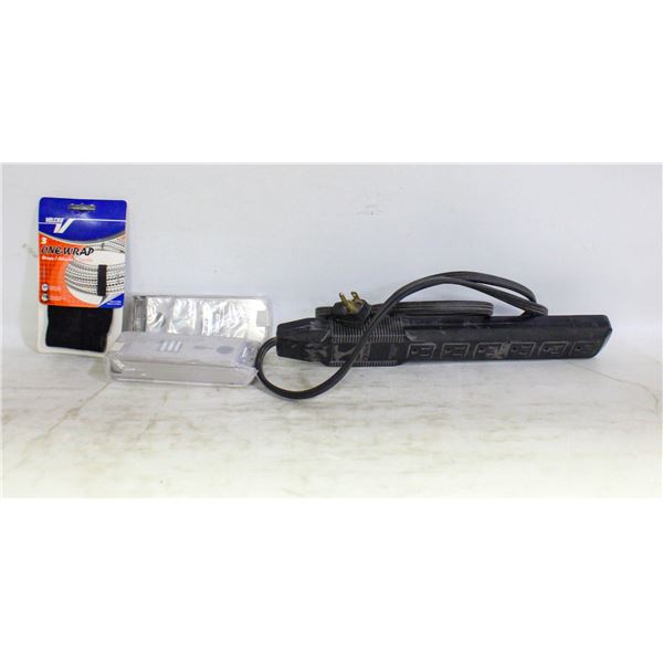 LARGE POWER PLUGIN BAR + NEW VELCRO CORD