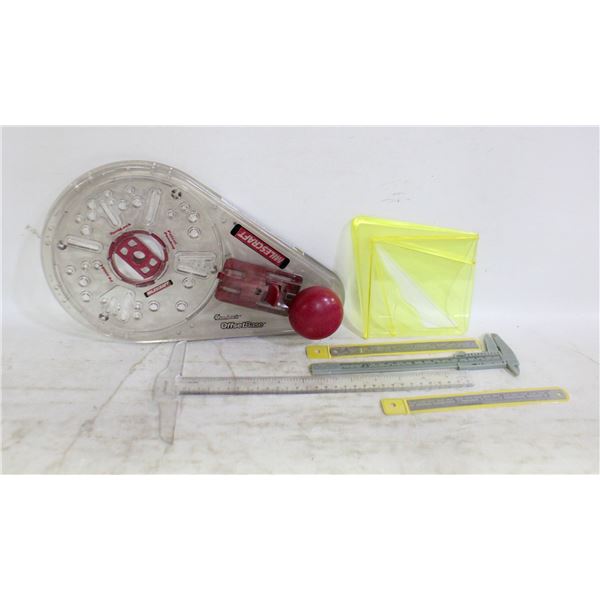 FLAT OF RULERS, ETC WORKSHOP ASSIST TOOL