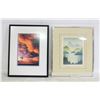 Image 1 : PAIR OF FRAMED WALL HANGINGS