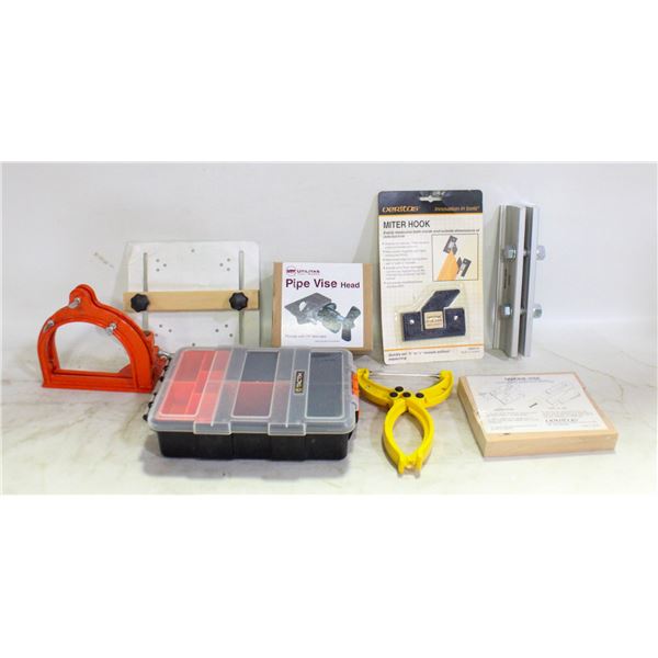 BLUE CRAT W/ASSORTED TOOLS/ACCESSORIES