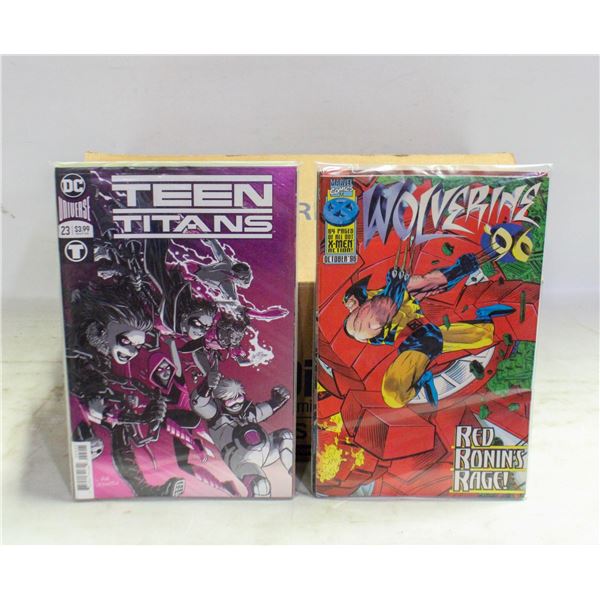 APPROX 150 ASSORTED USED COMICS, ONE BOX FULL