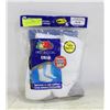 Image 1 : WHITE CREW SOCKS 12-16 SIZE 6-PACK FRUIT OF THE
