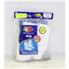 Image 1 : WHITE CREW SOCKS 12-16 SIZE 6-PACK FRUIT OF THE
