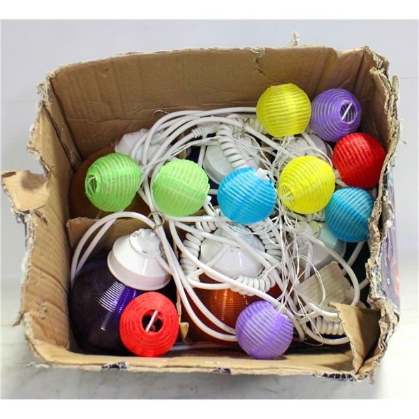 ONE SET RV MULTICOLOR PATIO LIGHTS