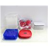 Image 1 : ONE BOX OF FOOD STORAGE CONTAINERS