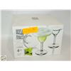 Image 1 : BOX OF LIBBEY 4 PIECE MARGARITA COCKTAIL GLASSES