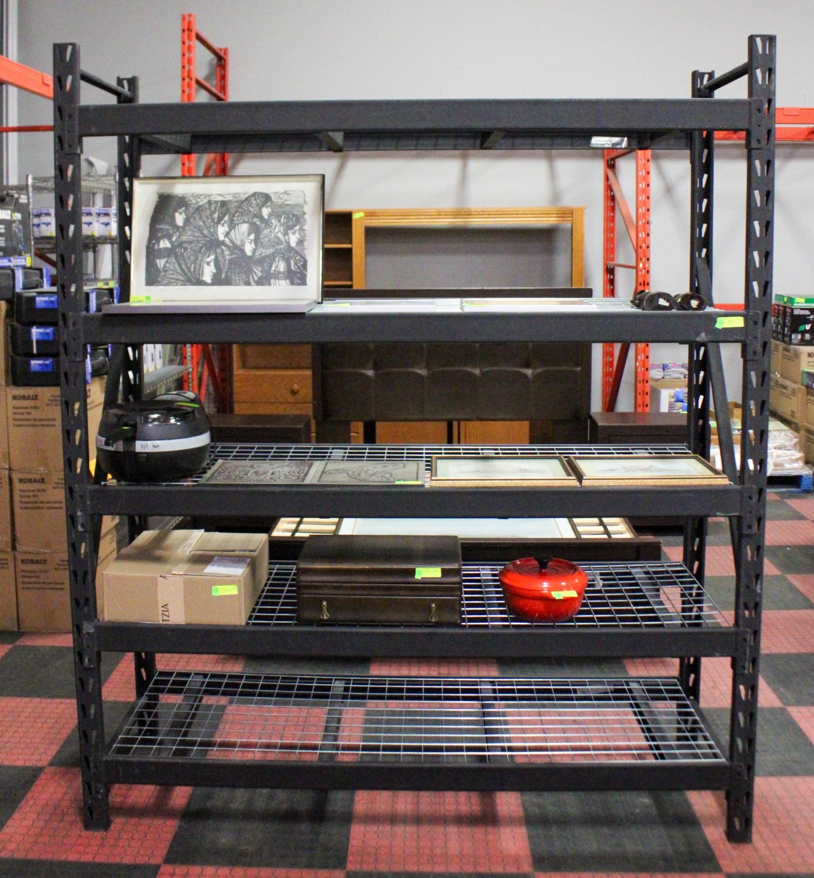 GORILLA 5 TIER STEEL INDUSTRIAL RACK