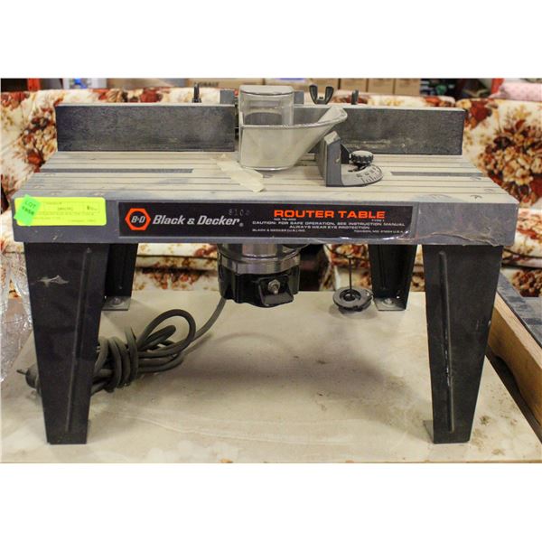 BLACK&DECKER ROUTER TABLR NO.76-400 TYPE 1