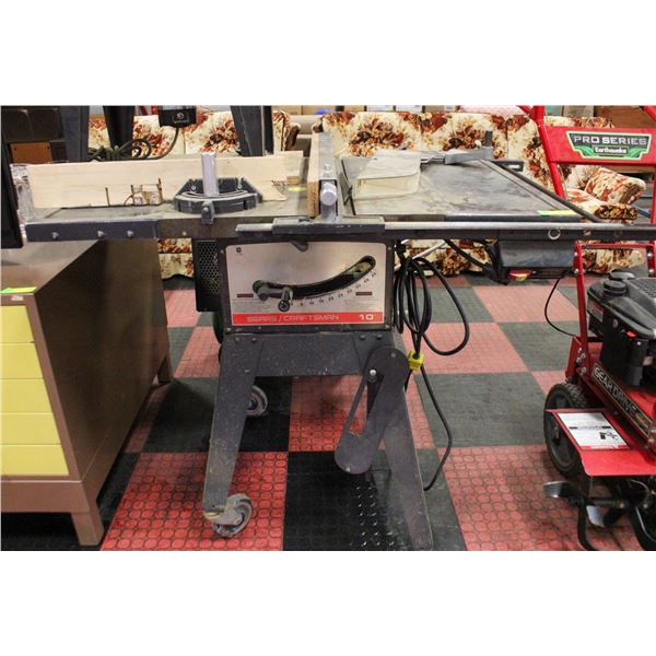 SEARS CRAFTSMAN 10 INCH TABLE SAW