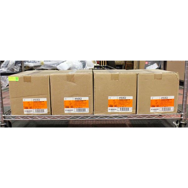 BRIDGEPORT 100 PCS SQUEEZE CONNECTORS 1" NEW