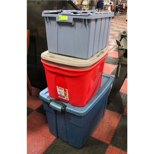 BUNDLE OF STORAGE TOTES