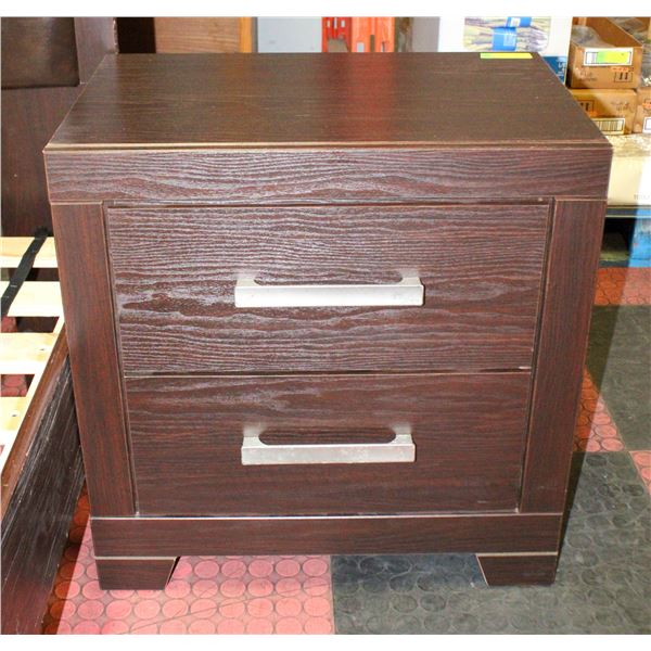 PAIR OF 2-DRAWER NIGHT STANDS