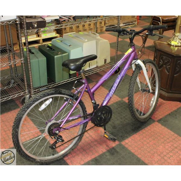BIKE HUFFY 15 SPEED 24" WHEEL BIKE *FLAT BACK TIRE