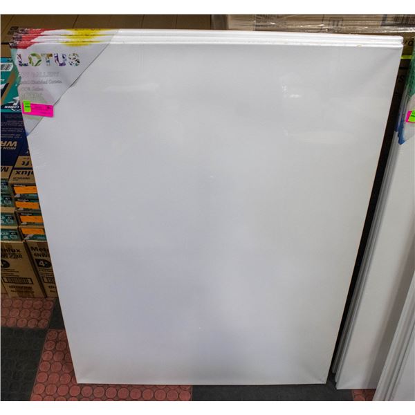 SET OF THREE 30" X 40" PLAIN SCREEN