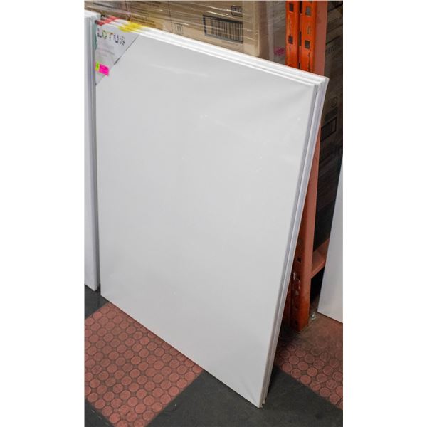 SET OF THREE 30" X 40" PLAIN SCREEN