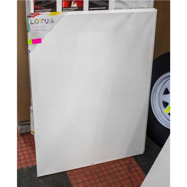 SET OF THREE 30" X 40" PLAIN SCREEN