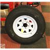 NEW SPARE TRAILER TIRE ST225/75R15 + 5 BOLT RIM