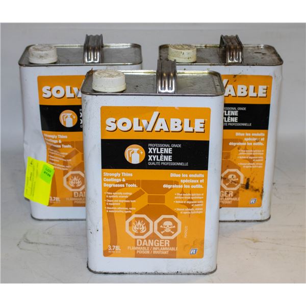 3 DAMAGED CANS SOLVABLE PROFESSIONAL