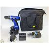 Image 2 : NEW POWER SMITH 18VOLT CORDLESS DRILL +TOOL BAG