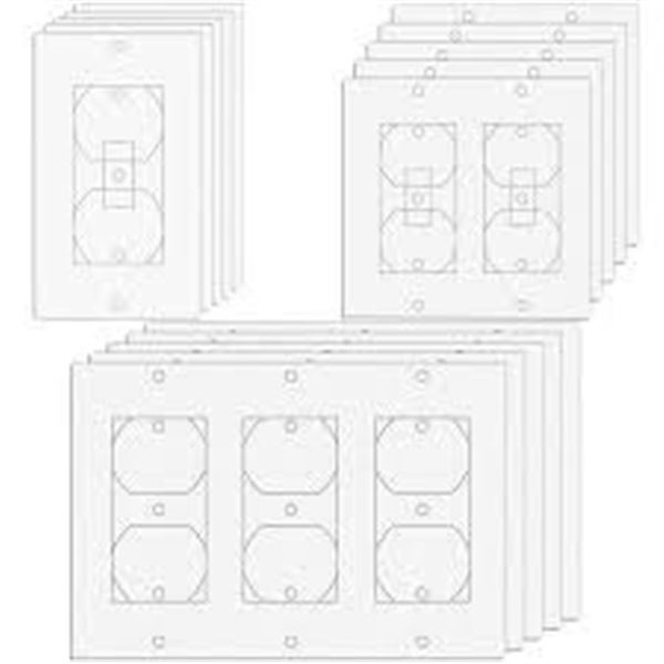 NEW 40PCS OUTLET INSULATION GASKET WALL PLATE